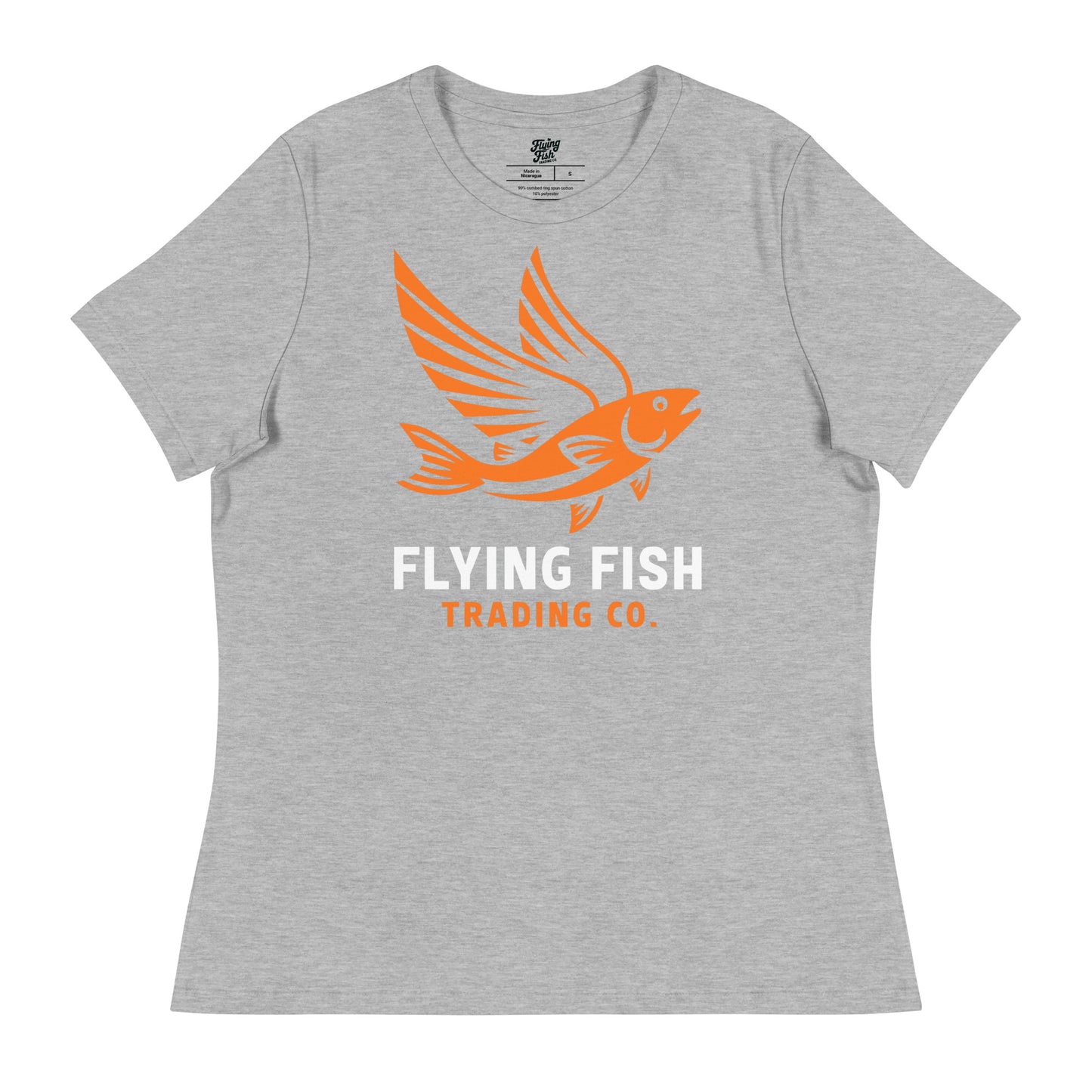 Women's Orange Flying Fish Tee