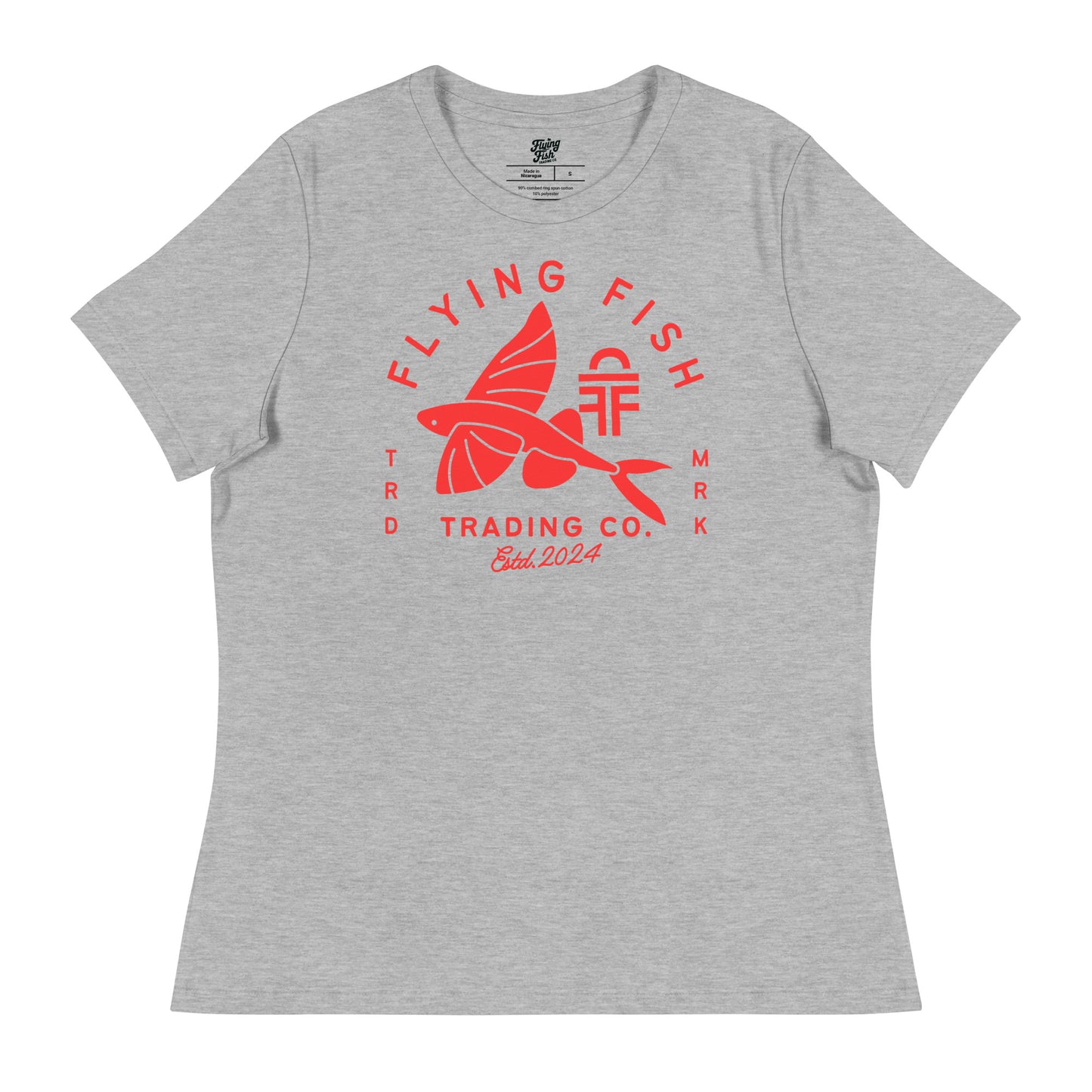 Women's Flying Fish Tee (red)
