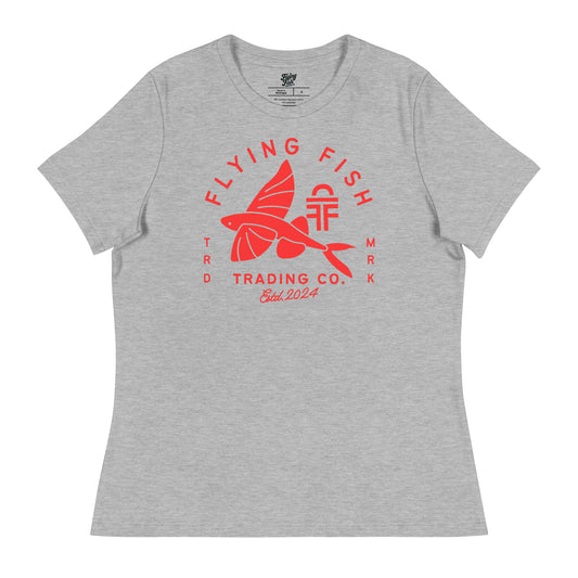 Women's Flying Fish Tee (red)
