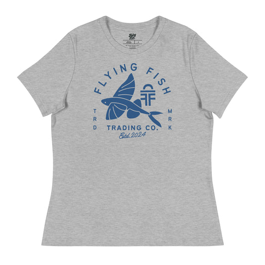 Women's Flying Fish Tee (blue)