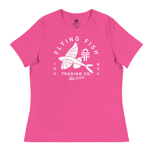 Women's Flying Fish Tee (white)