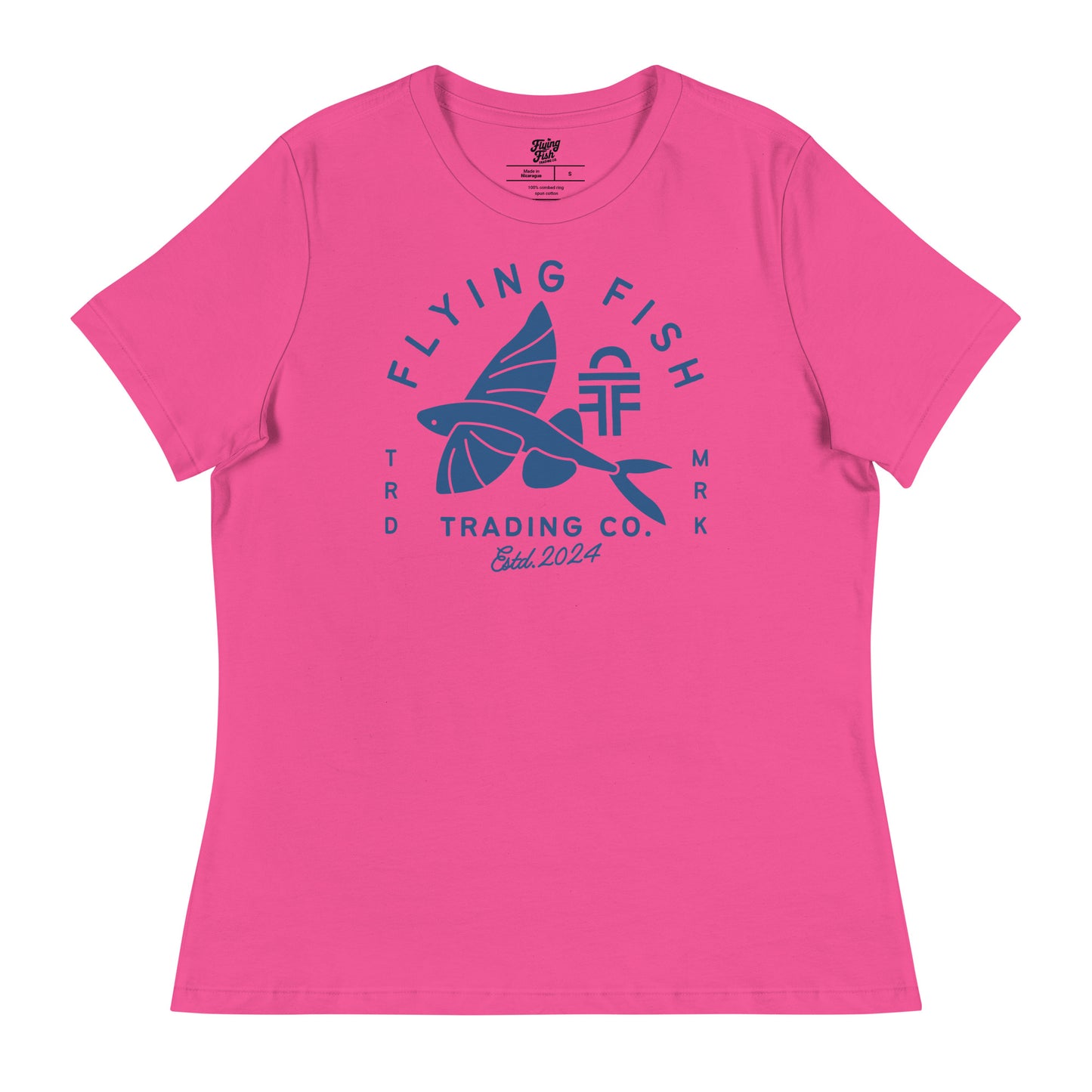 Women's Flying Fish Tee (blue)