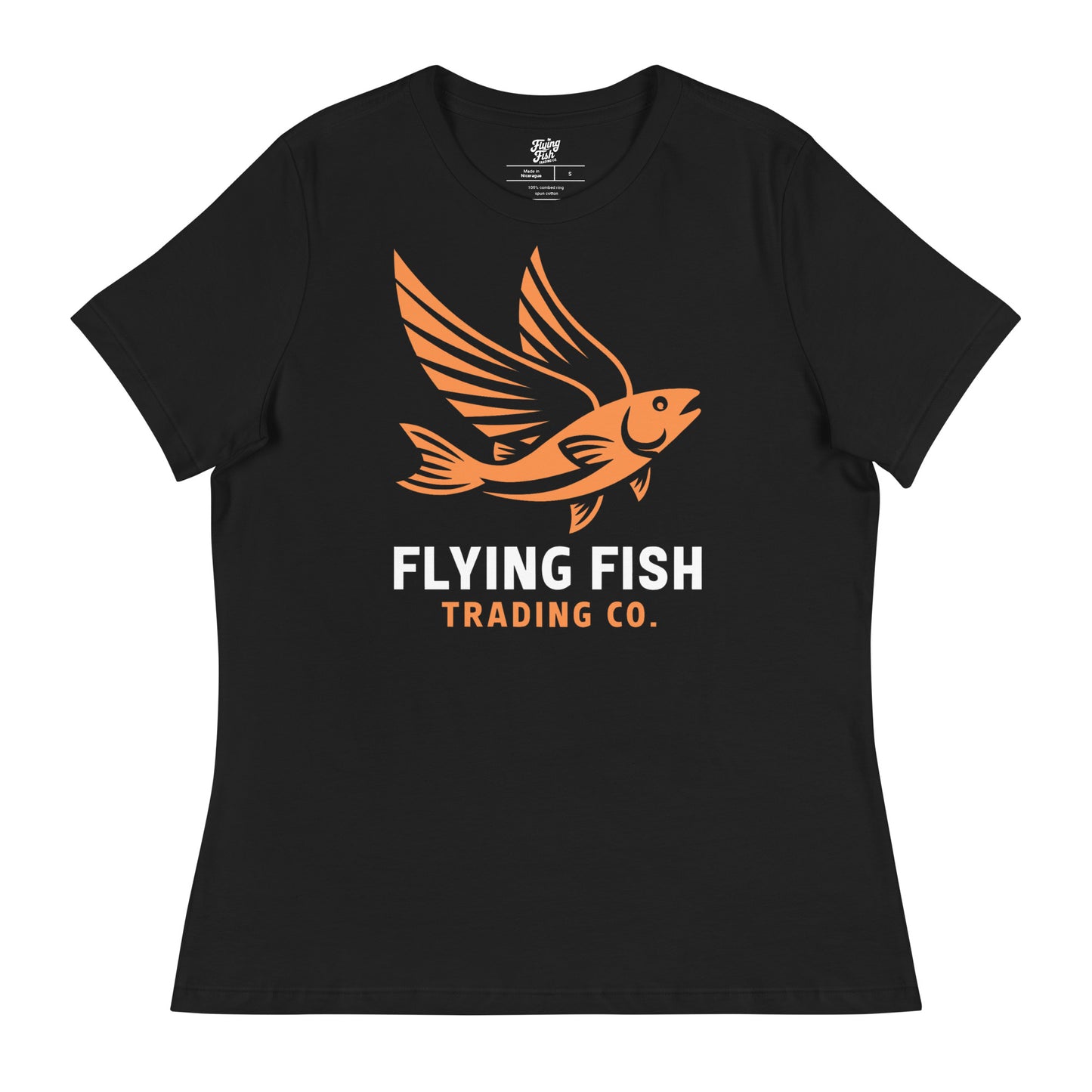 Women's Orange Flying Fish Tee