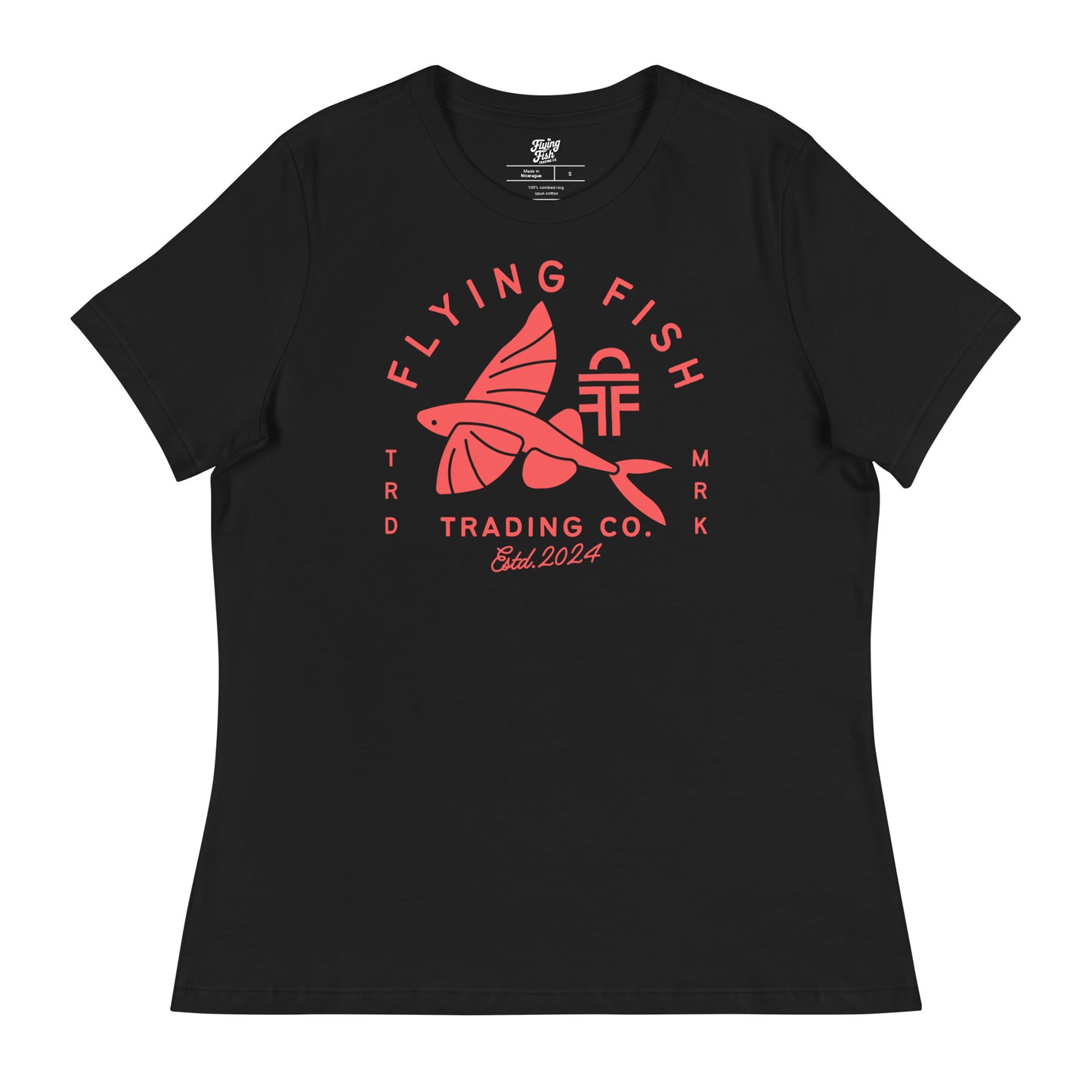 Women's Flying Fish Tee (red)