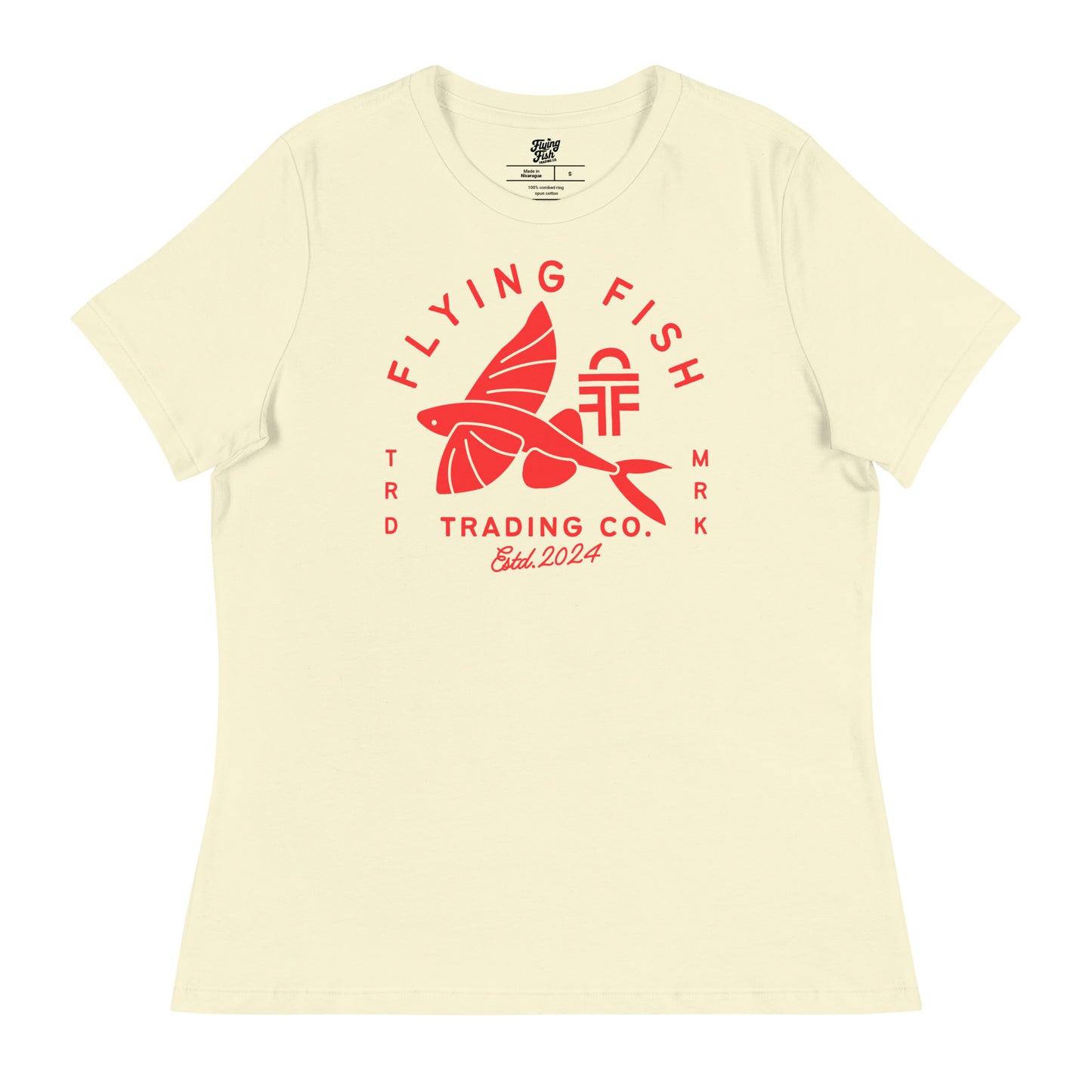 Women's Flying Fish Tee (red)