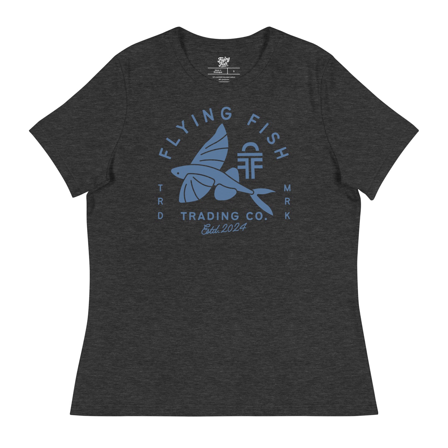 Women's Flying Fish Tee (blue)