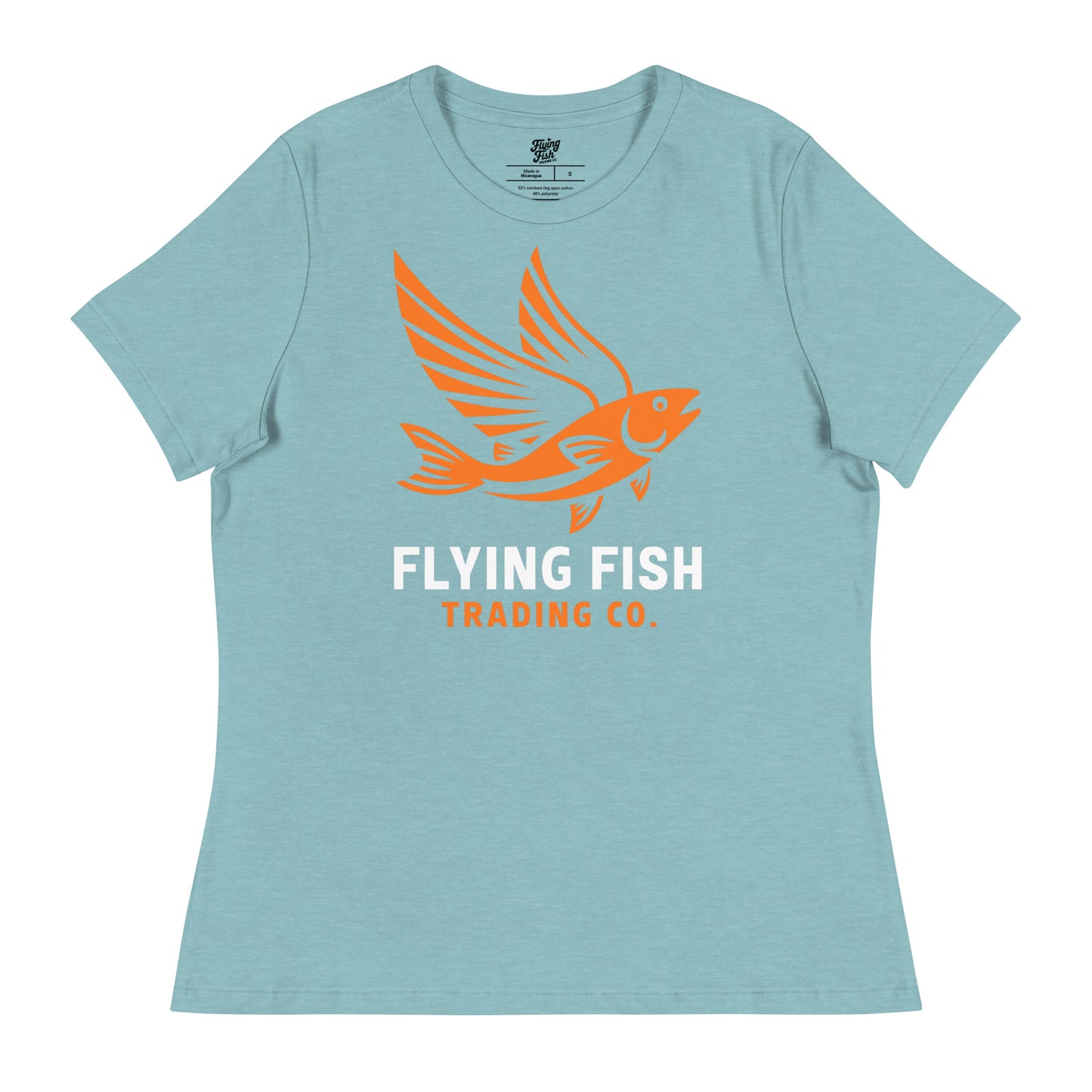 Women's Orange Flying Fish Tee