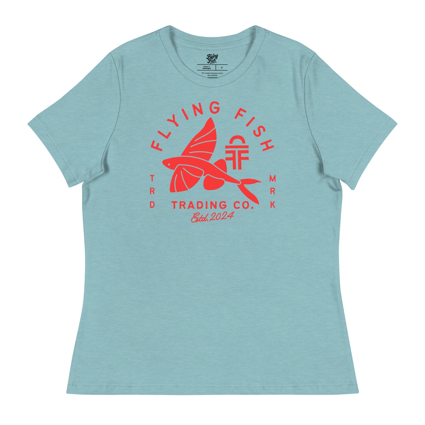 Women's Flying Fish Tee (red)