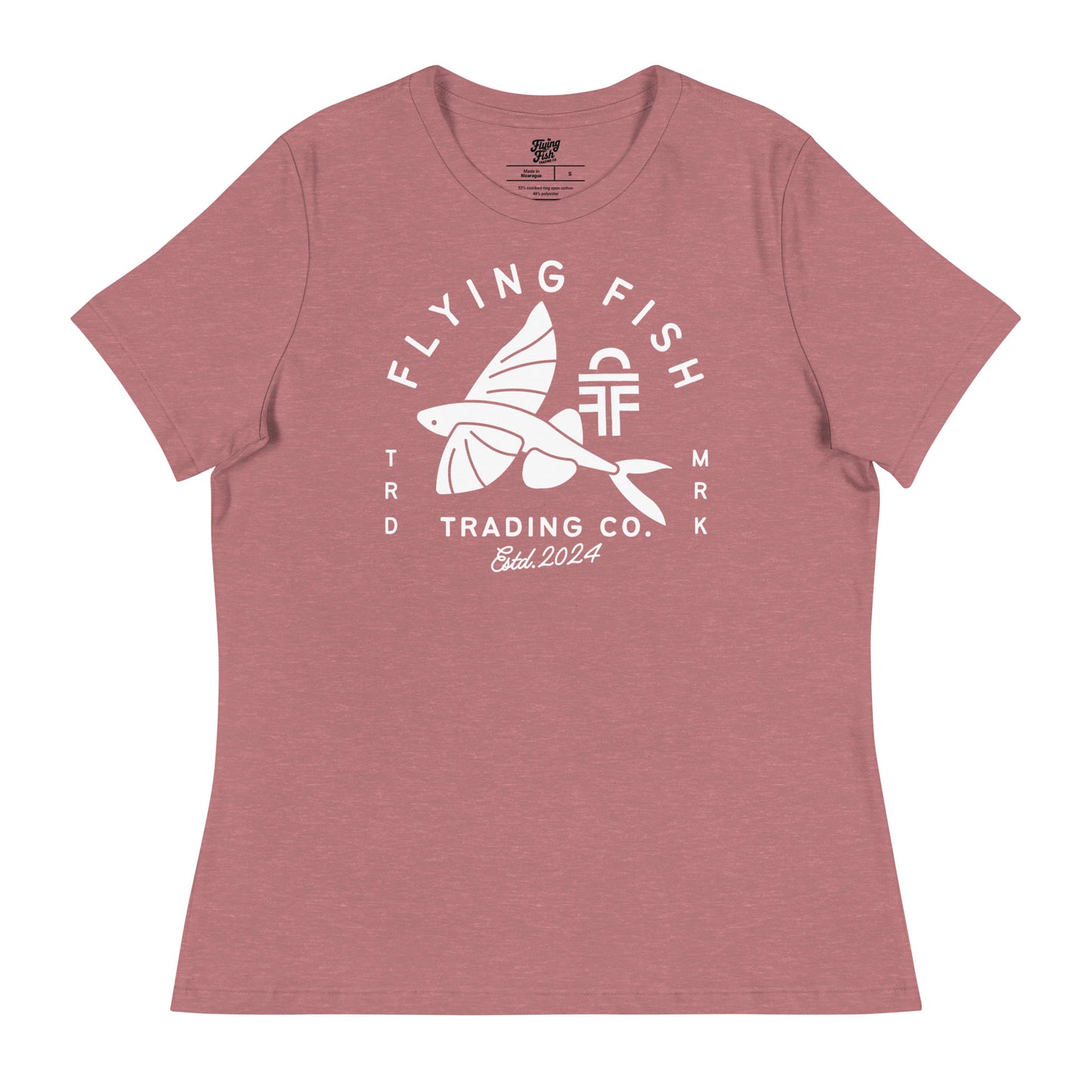 Women's Flying Fish Tee (white)