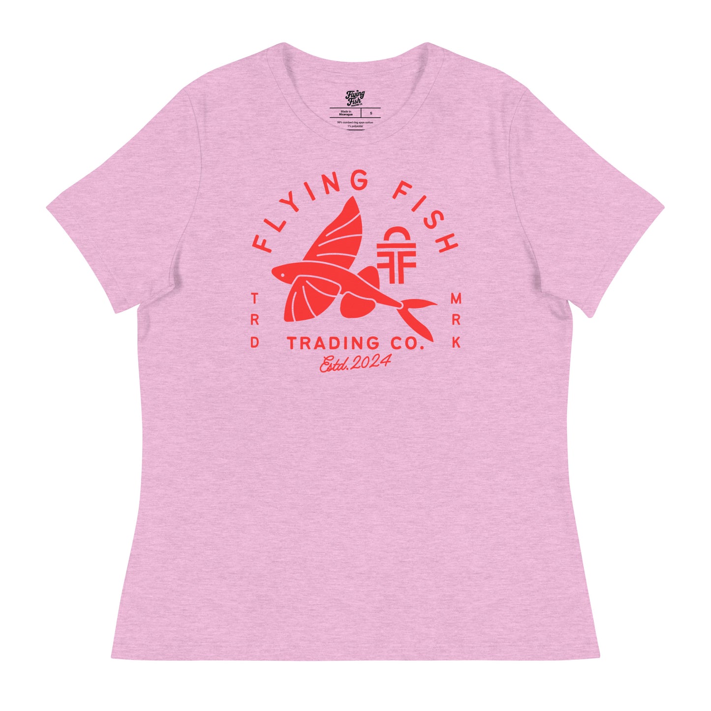 Women's Flying Fish Tee (red)