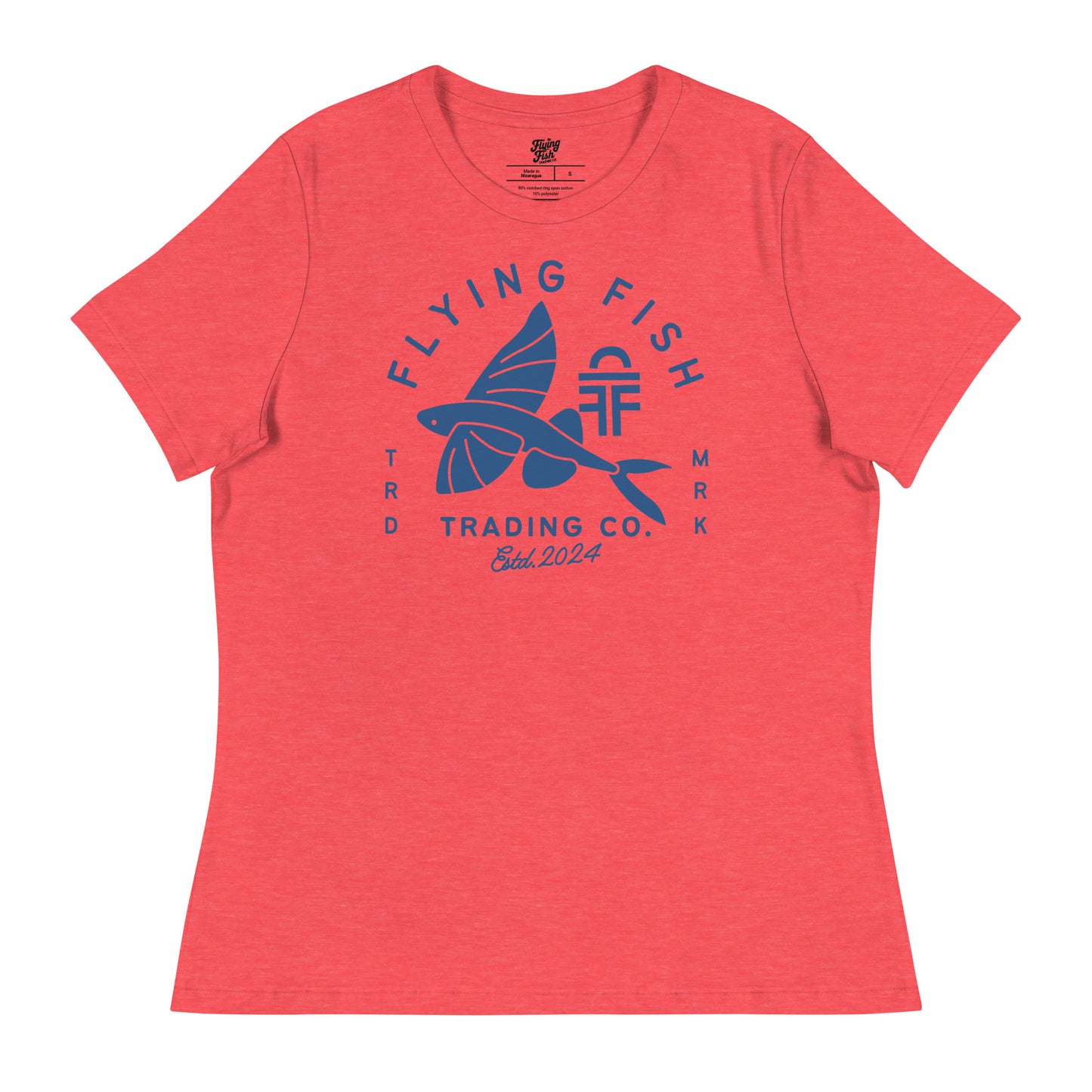 Women's Flying Fish Tee (blue)