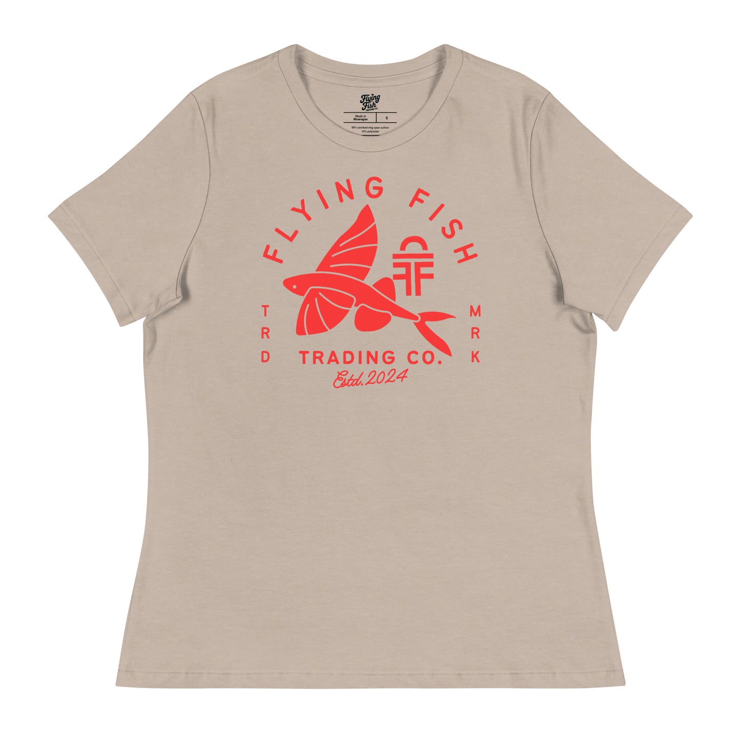 Women's Flying Fish Tee (red)