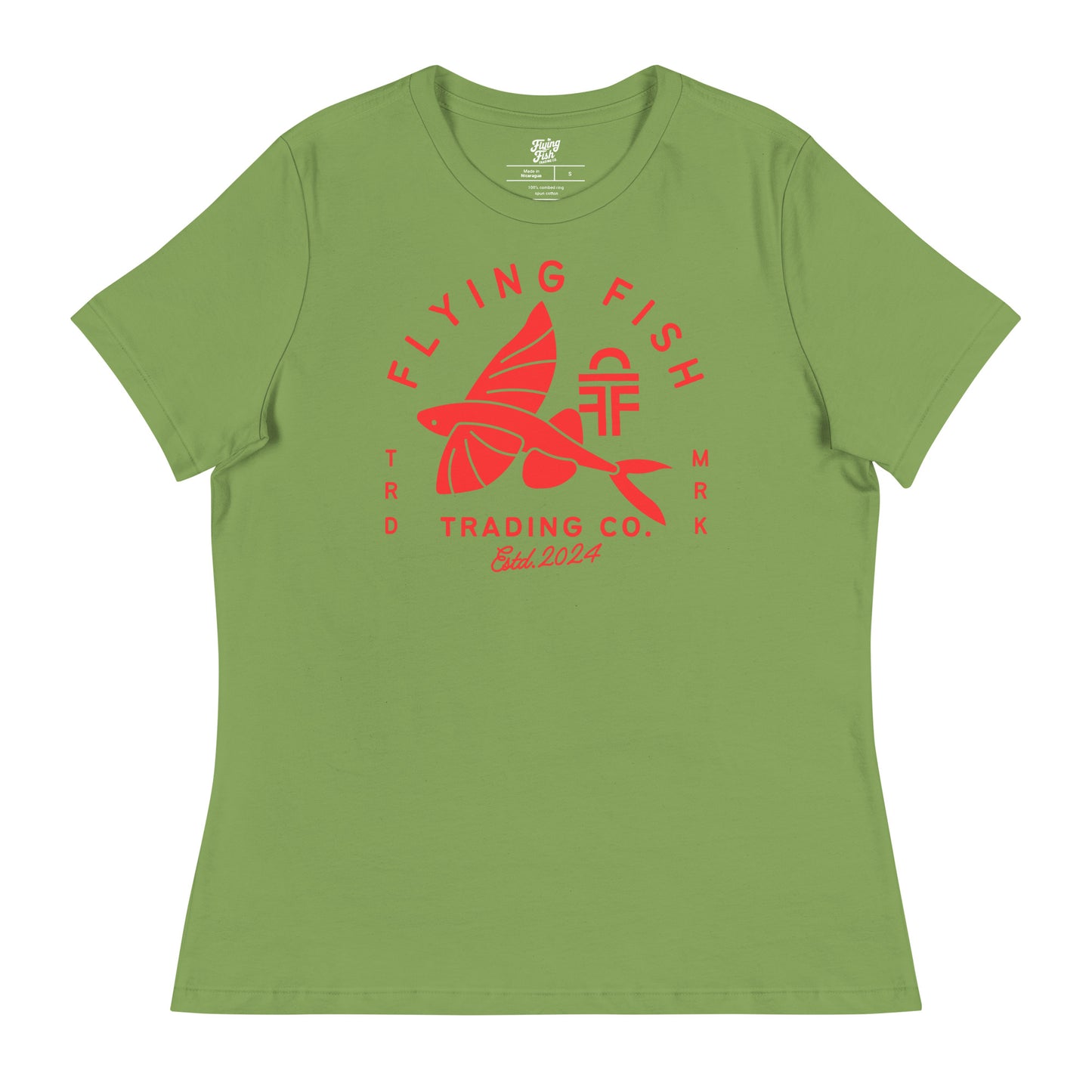 Women's Flying Fish Tee (red)