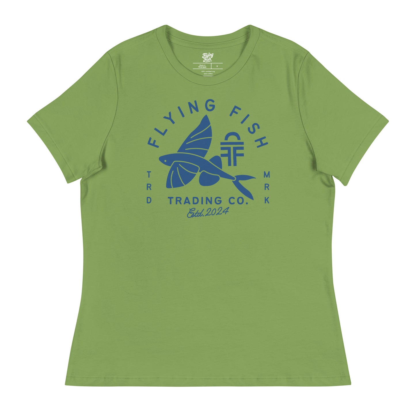 Women's Flying Fish Tee (blue)