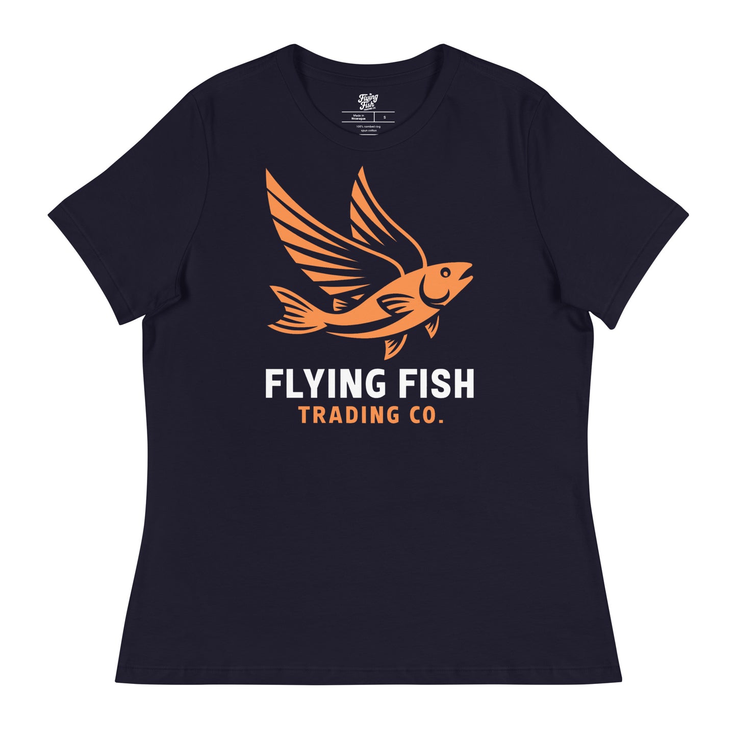 Women's Orange Flying Fish Tee