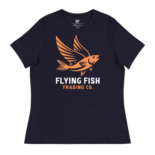 Women's Orange Flying Fish Tee