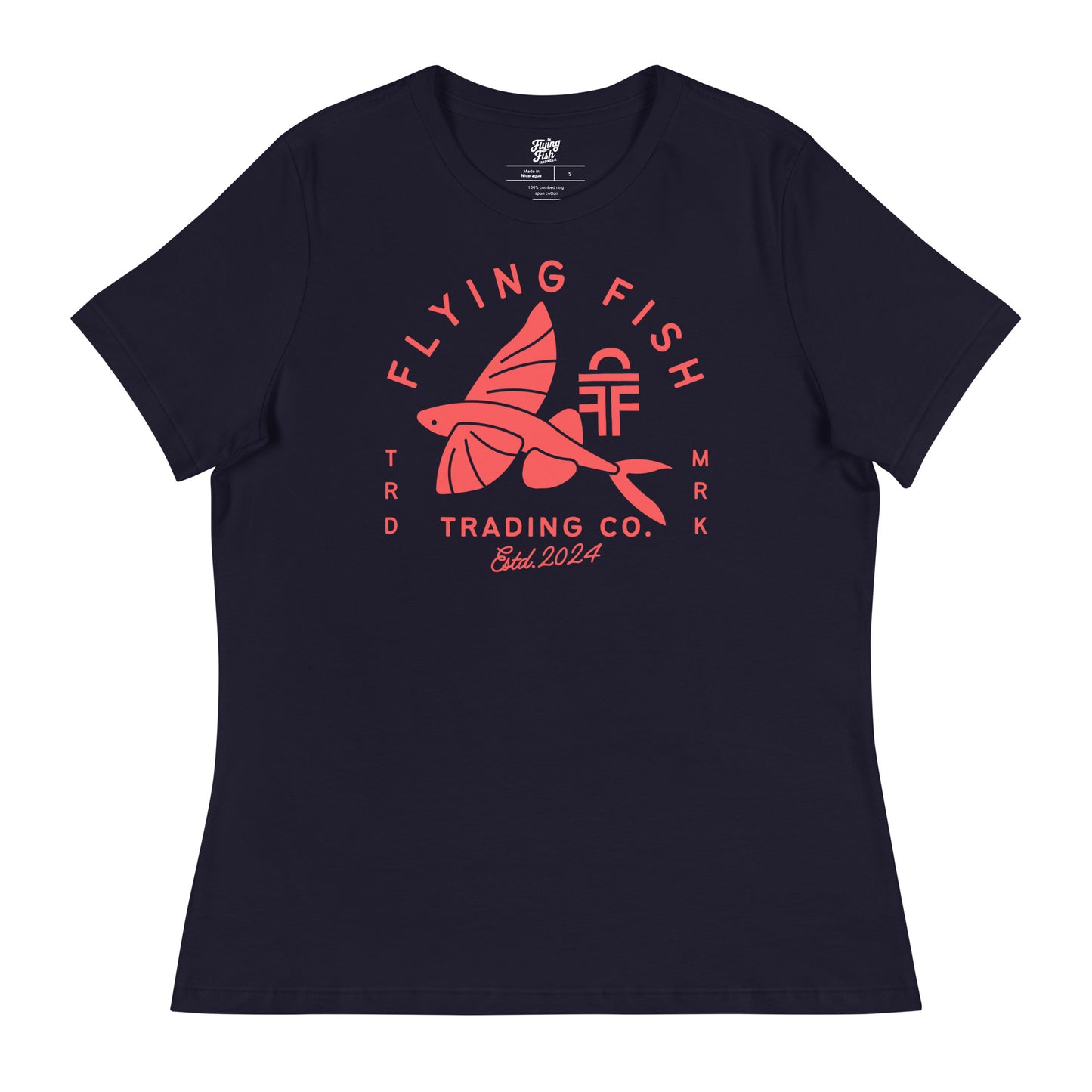 Women's Flying Fish Tee (red)