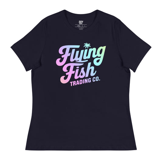 Women's FFTC Rainbow (light) Logo Tee