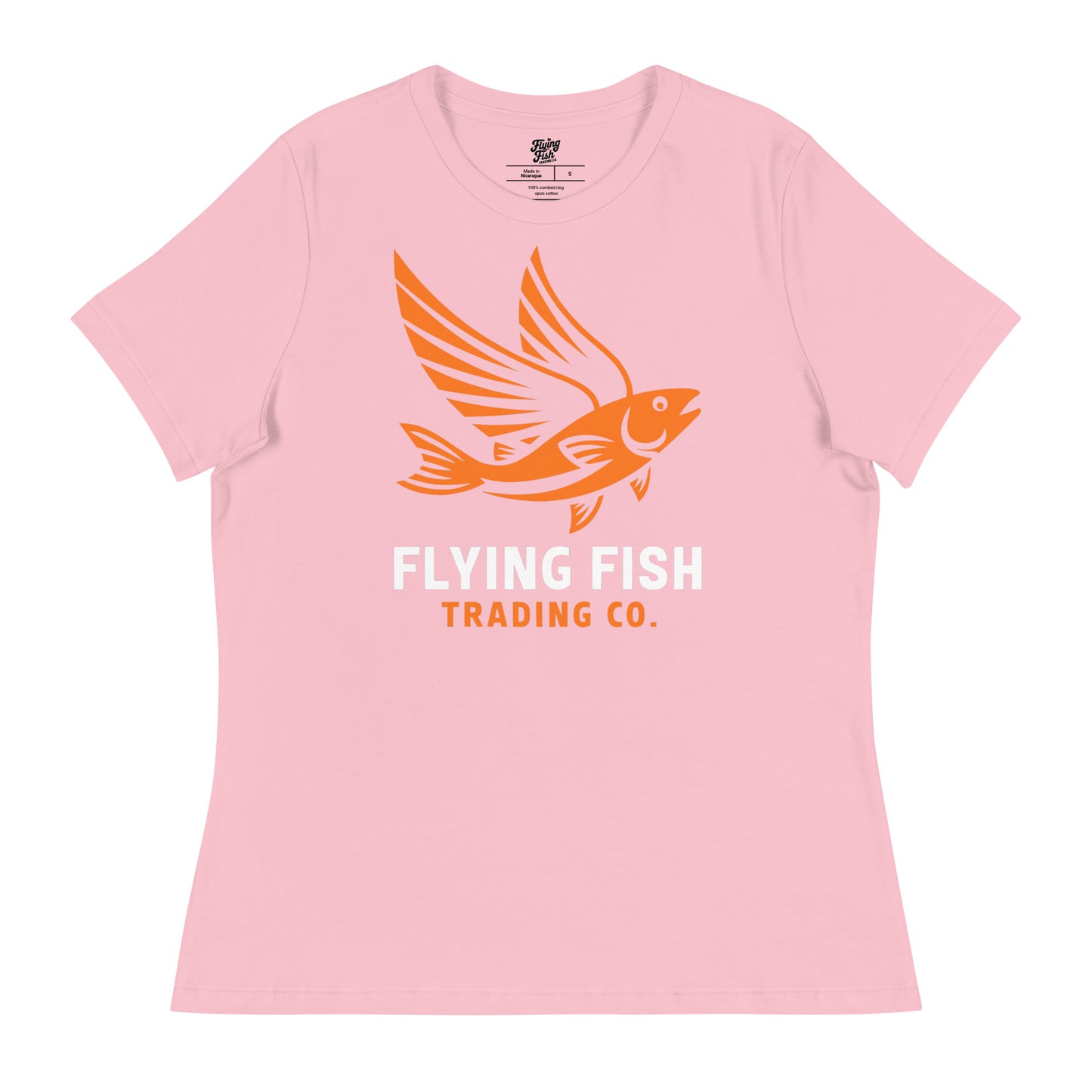 Women's Orange Flying Fish Tee