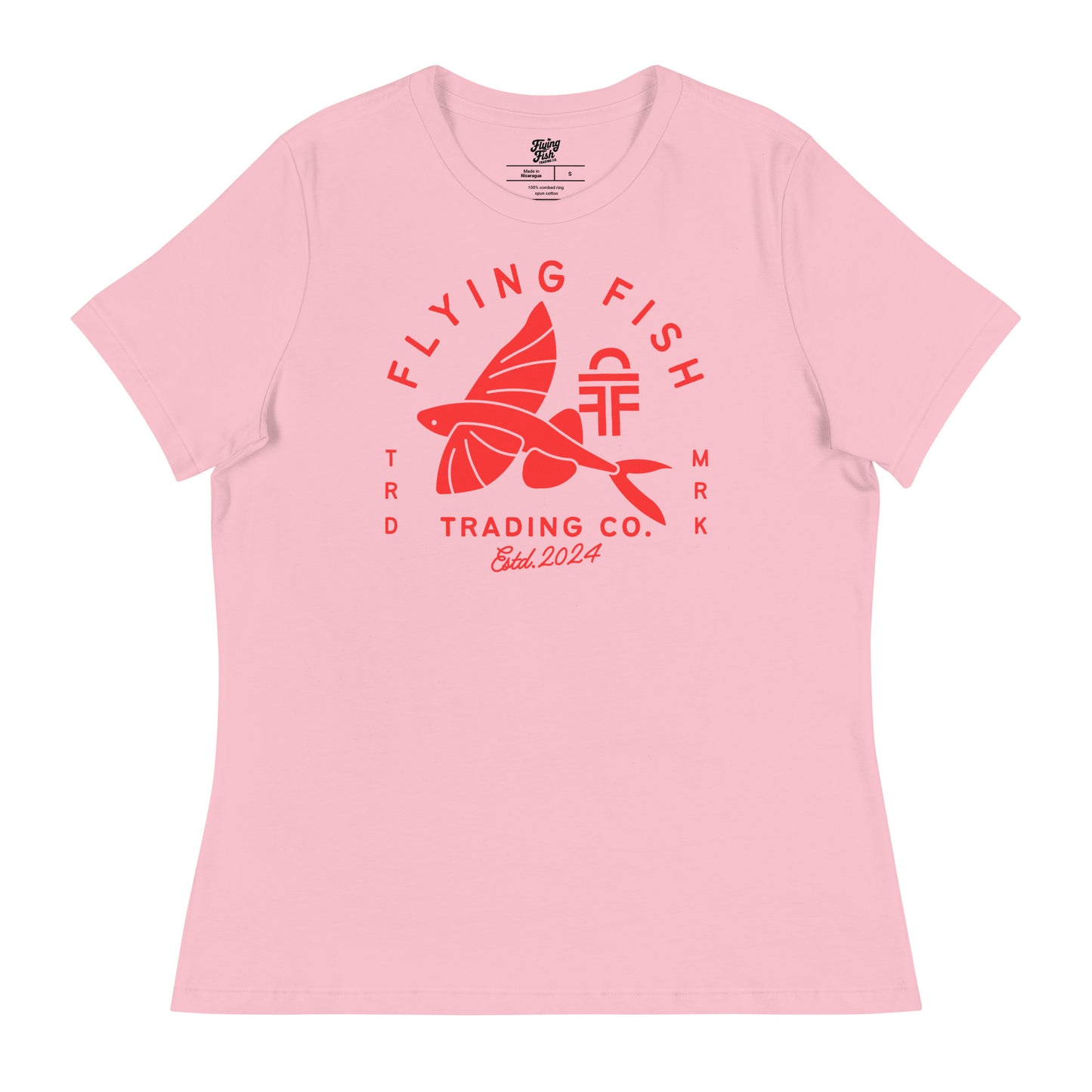 Women's Flying Fish Tee (red)