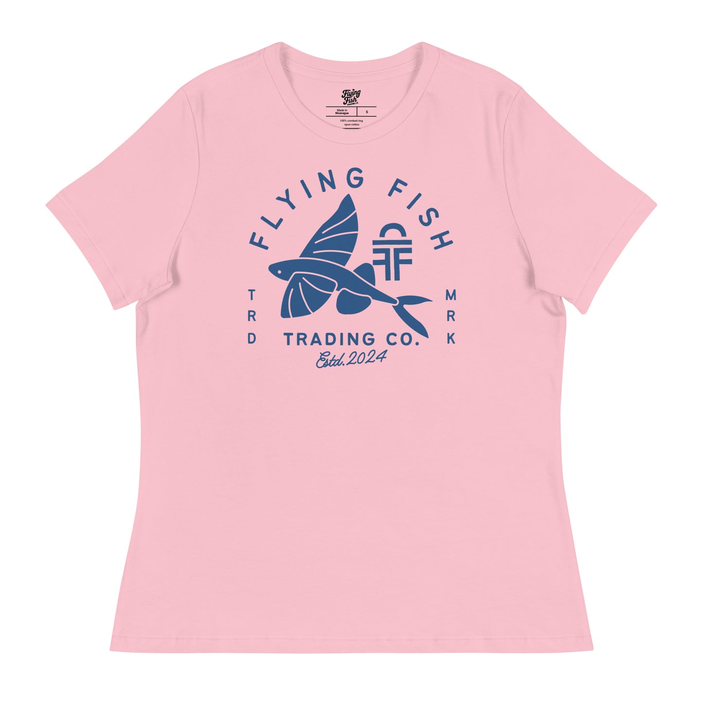 Women's Flying Fish Tee (blue)