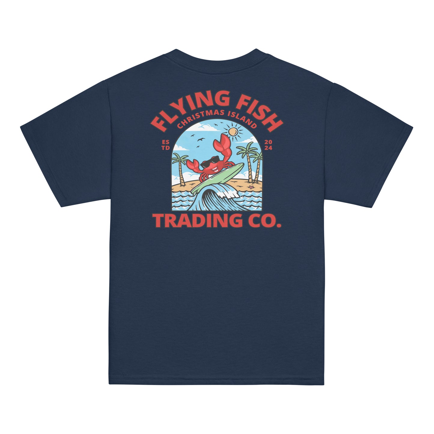 Kid's Surfing Crab Tee