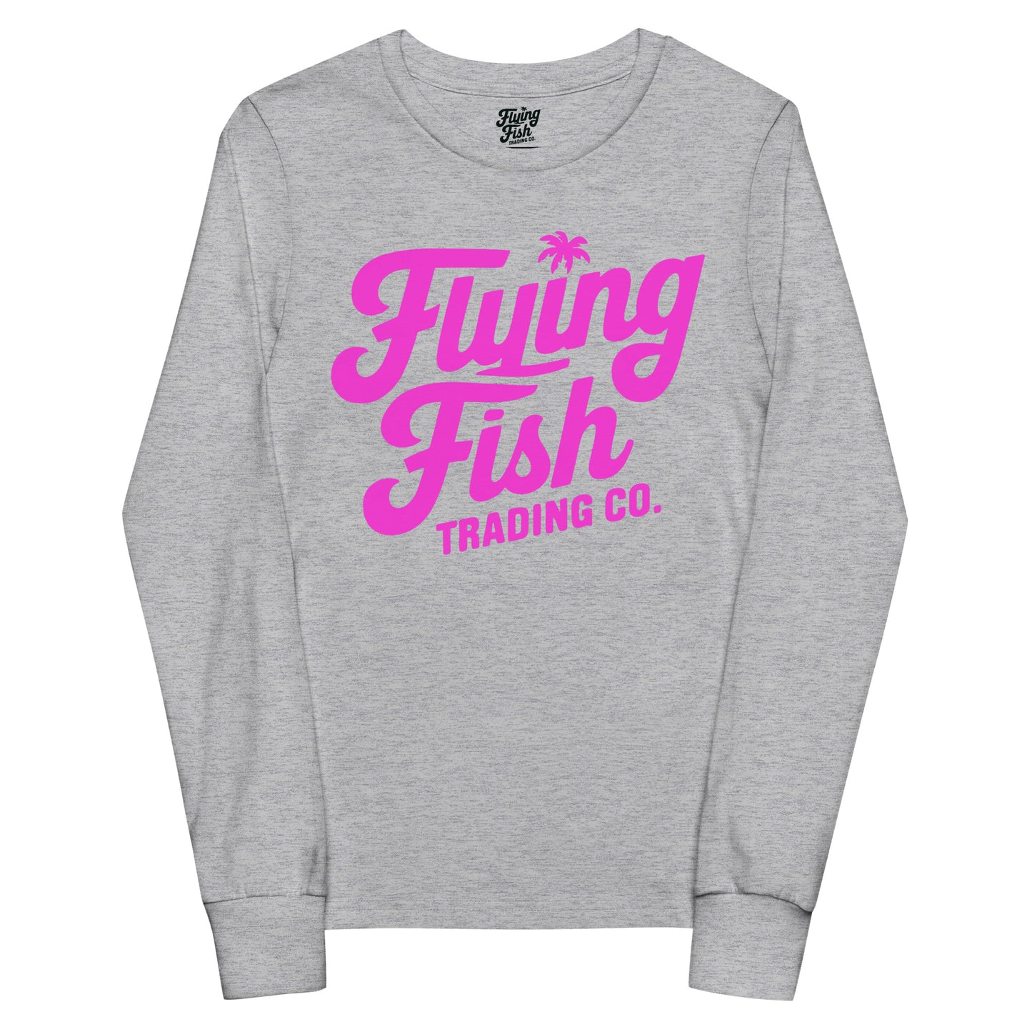 Kid's FFTC Pink Logo Long Sleeve Tee