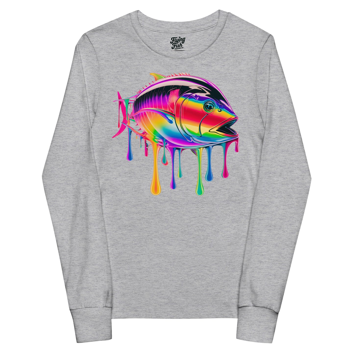 Kid's Colour Drip Tuna Long Sleeve Tee