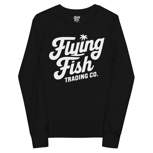 Kid's FFTC White Logo Long Sleeve Tee