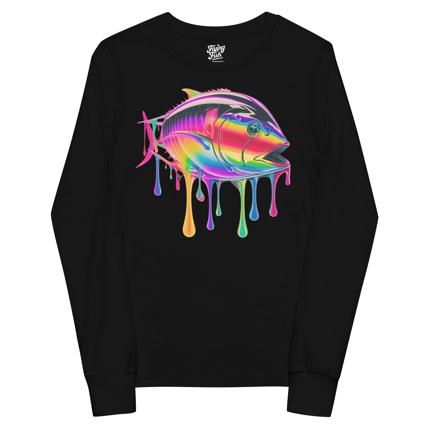 Kid's Colour Drip Tuna Long Sleeve Tee