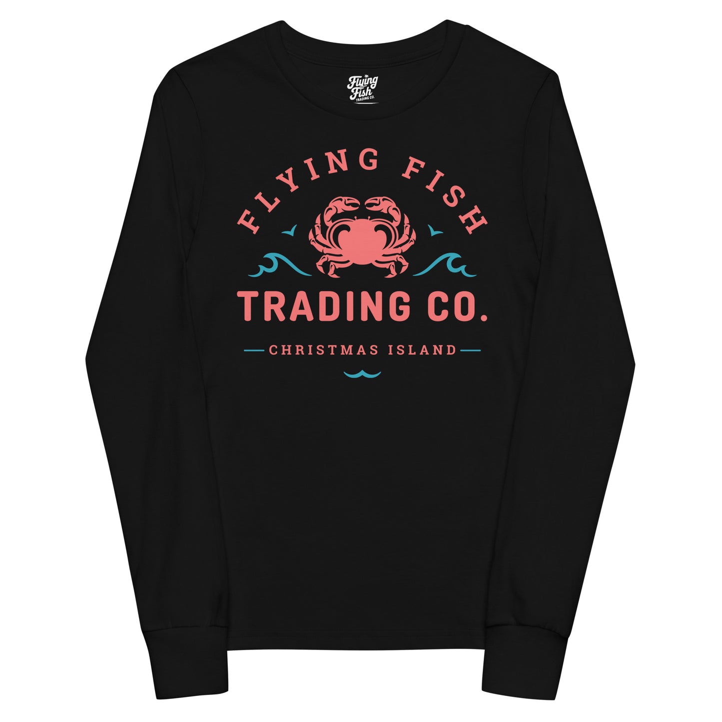Kid's Red Crab Long Sleeve Tee