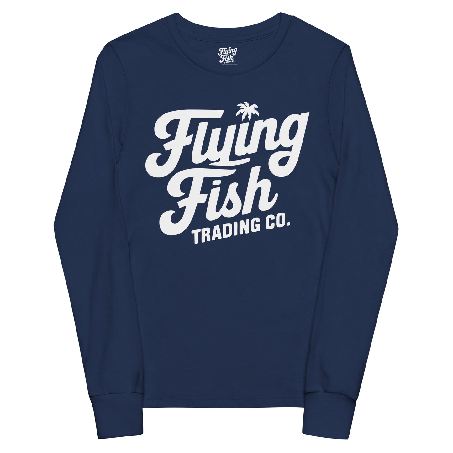 Kid's FFTC White Logo Long Sleeve Tee