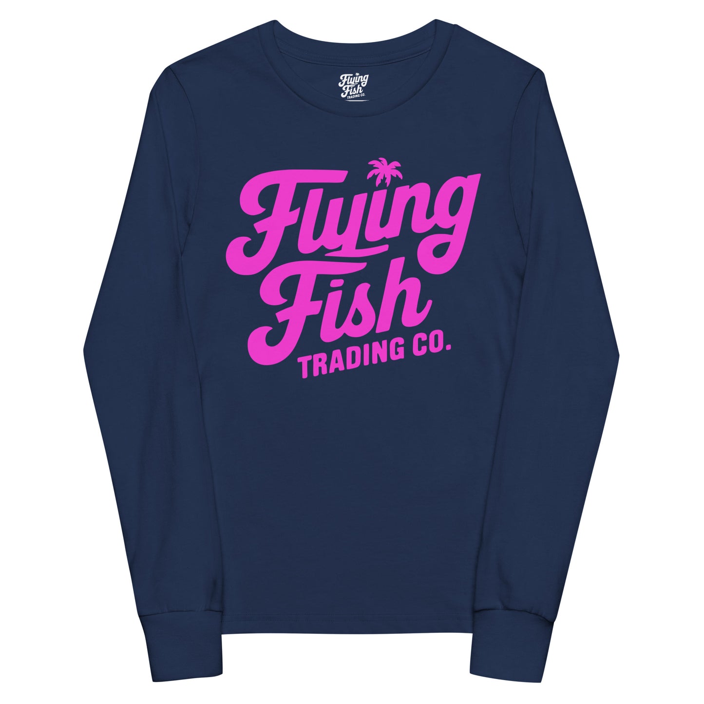 Kid's FFTC Pink Logo Long Sleeve Tee
