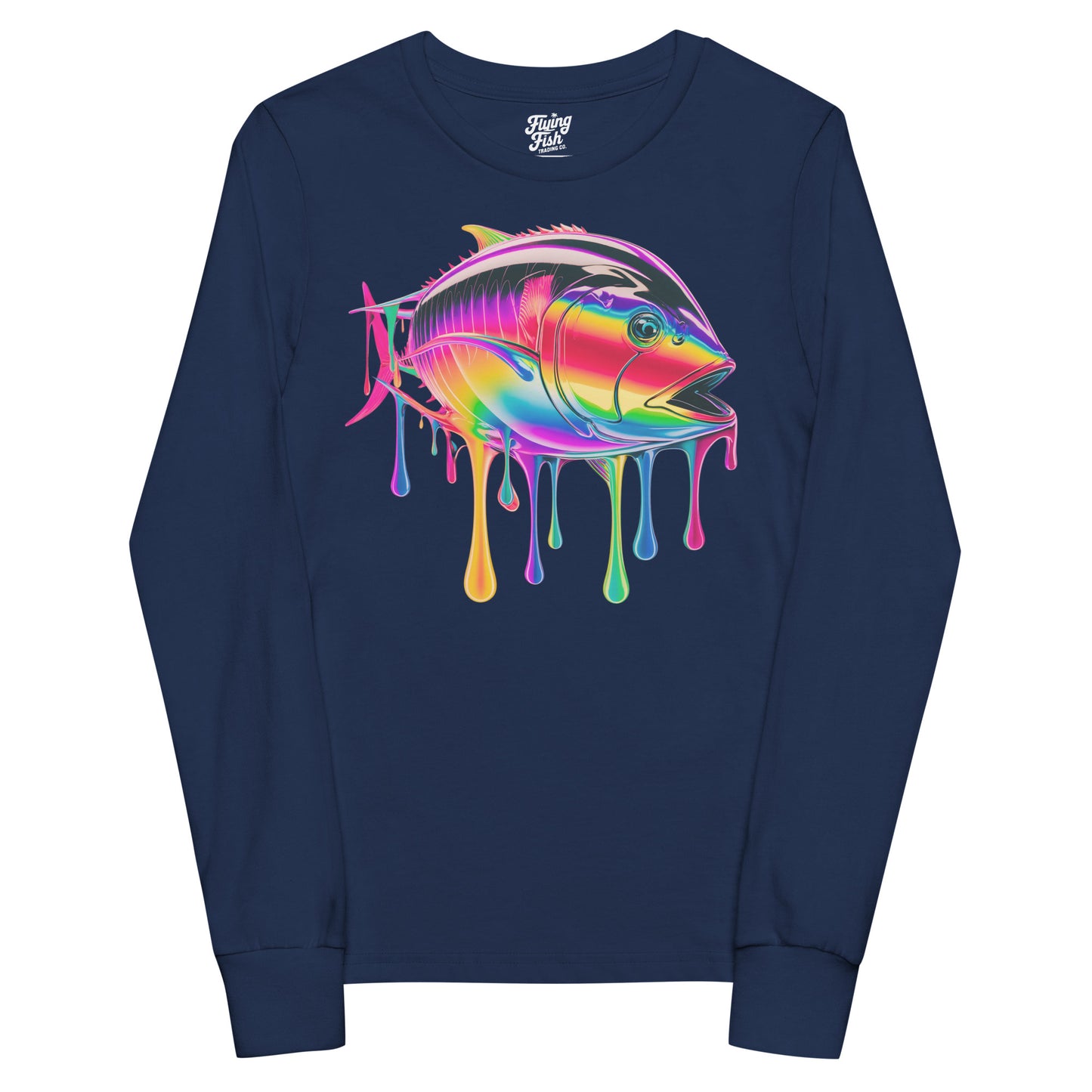 Kid's Colour Drip Tuna Long Sleeve Tee