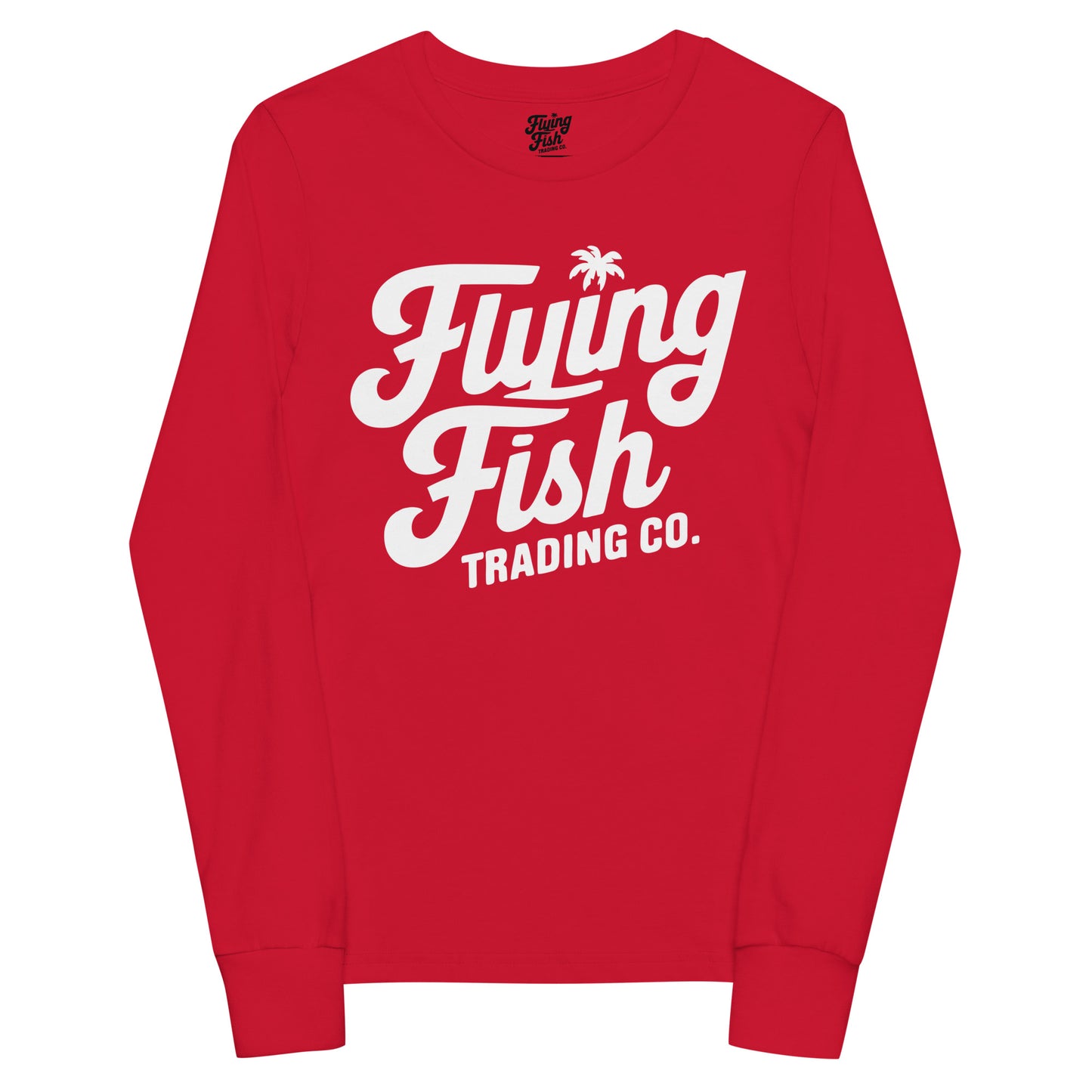 Kid's FFTC White Logo Long Sleeve Tee