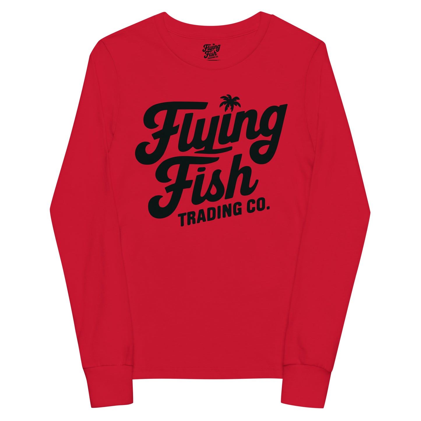 Kid's FFTC Black Logo Long Sleeve Tee