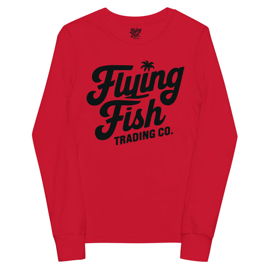 Kid's FFTC Black Logo Long Sleeve Tee