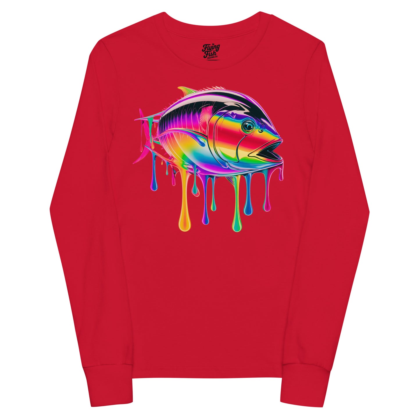 Kid's Colour Drip Tuna Long Sleeve Tee