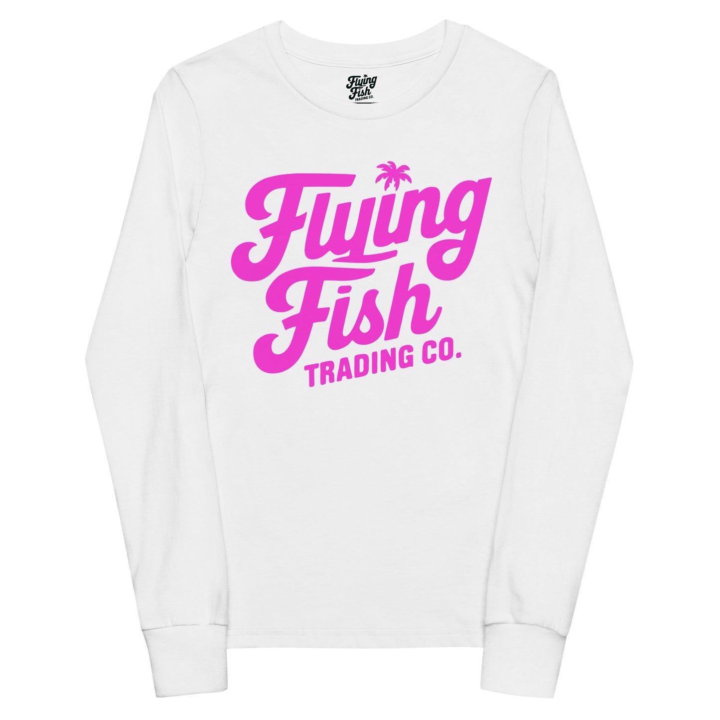 Kid's FFTC Pink Logo Long Sleeve Tee