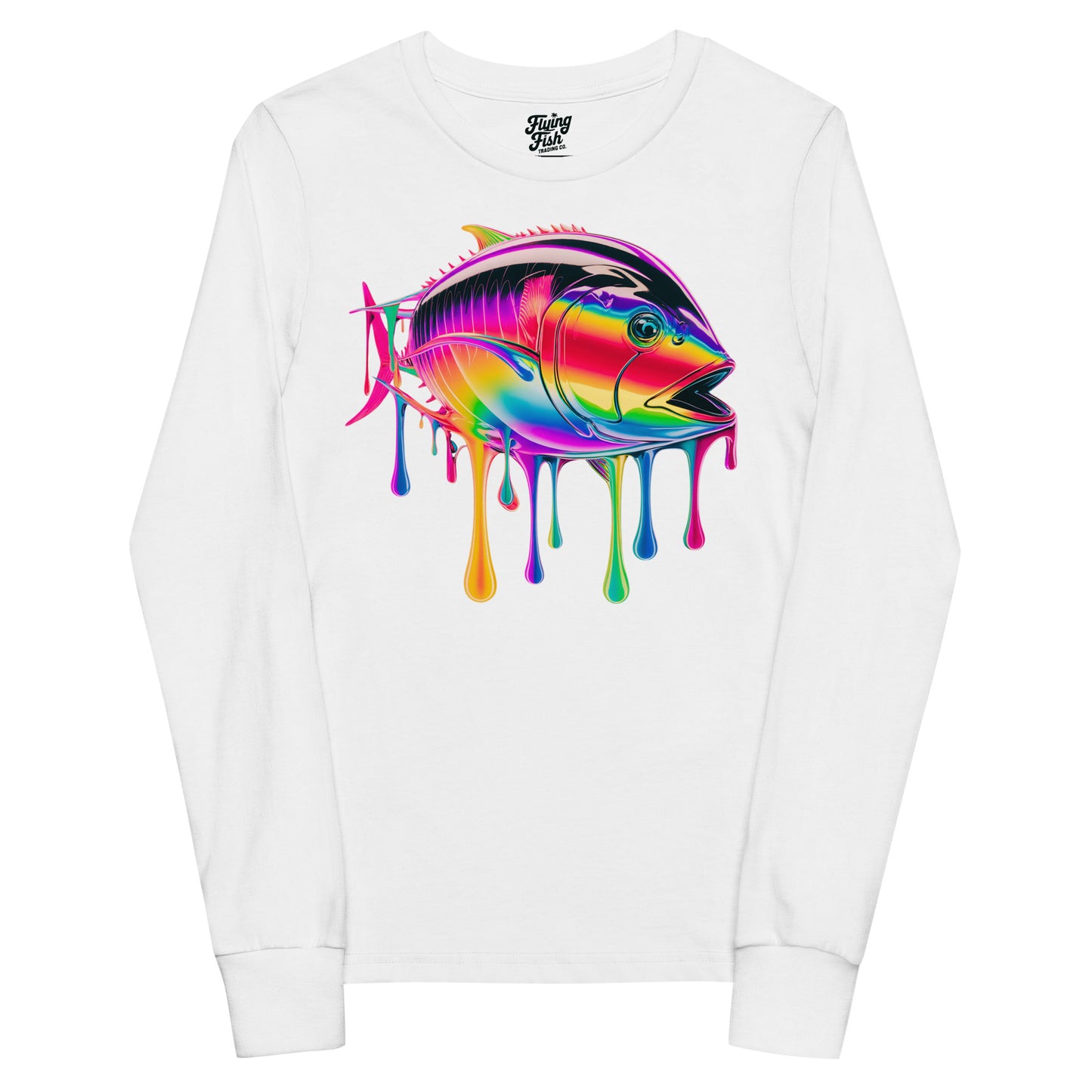 Kid's Colour Drip Tuna Long Sleeve Tee