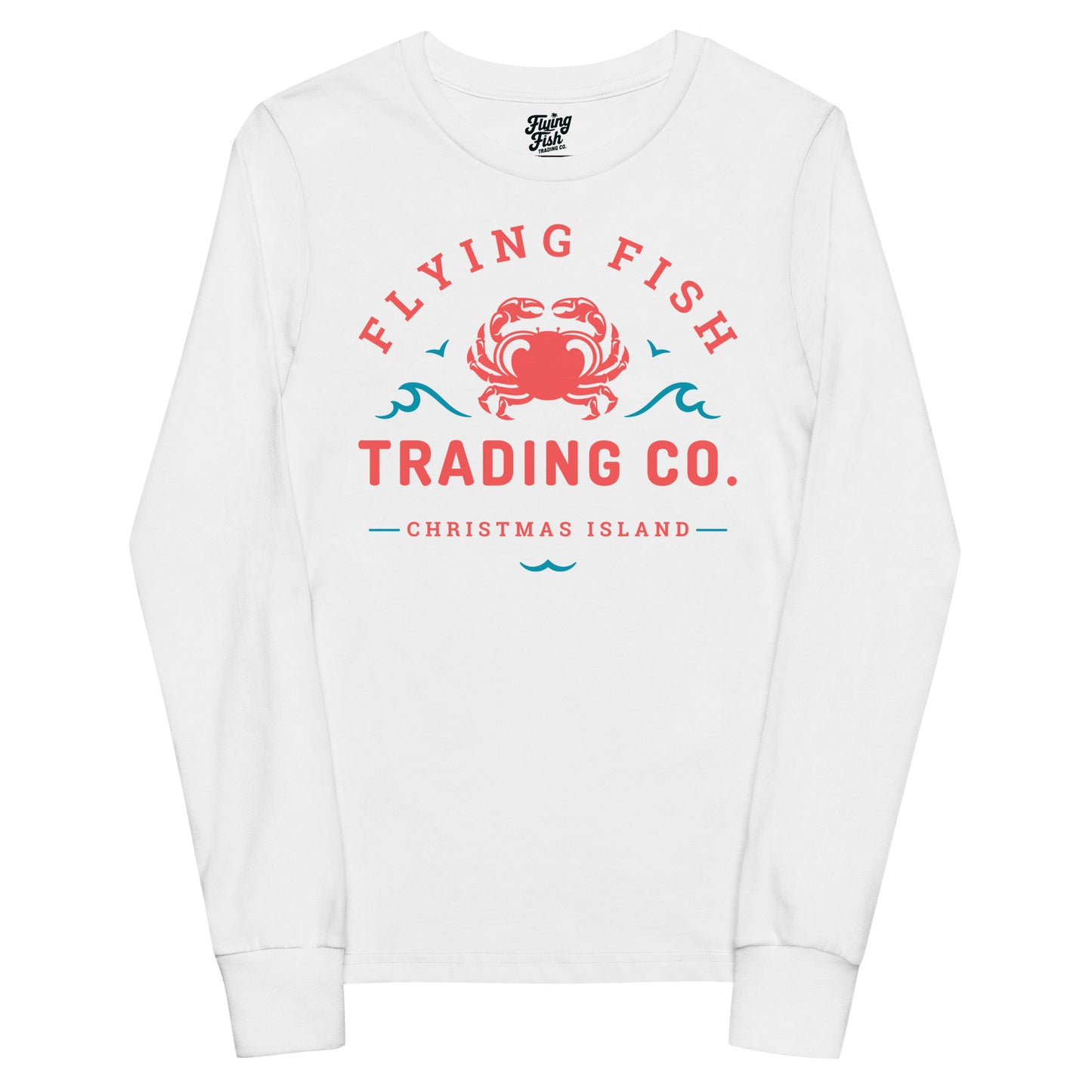 Kid's Red Crab Long Sleeve Tee